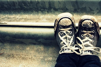 Dirty Converse Sneakers Wallpapers   Photography Wallpapers