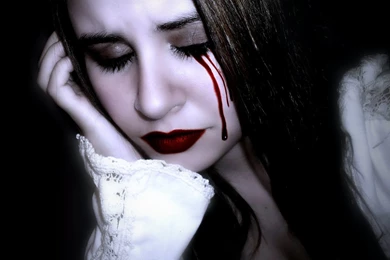 Dark Horror Fantasy Gothic Women Blood Vampire Wallpapers ...