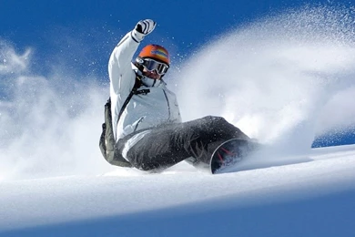 Download Snowboard Hill Slide Wallpapers For IPad