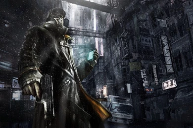 Full HD Wallpapers Watch Dogs Hacker Smartphone Megapolis Heavy ...