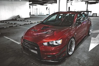 Red Mitsubishi Lancer Evolution X Wallpapers And Images ...