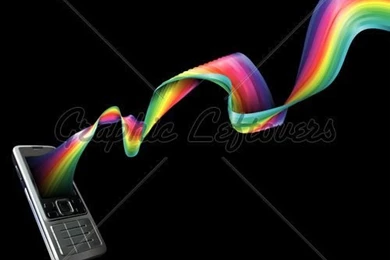 Phone Rainbow Backgrounds · GL Stock Images