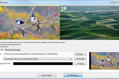 How To Set Different Wallpapers On Dual Monitors In Windows 7 ...