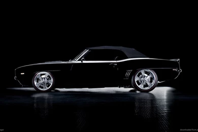 Download 1366x768 Canada's Best   1969 Camaro Convertible Wallpapers