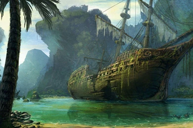 Download Wallpapers Old Pirate Ship (1920 X 1080 HDTV 1080p ...