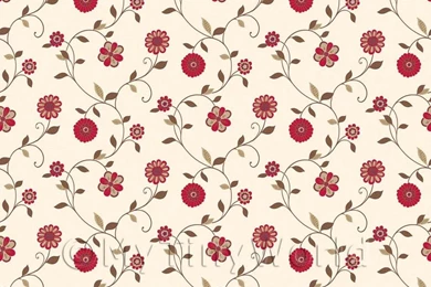 Dolls House Miniature Wallpapers   Dolls House Miniature Mixed Red ...