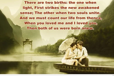 Love Romantic Quotes With Couples Wallpapers