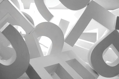 Abstract 3d White Letters >> HD Wallpaper, Get It Now!