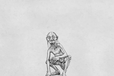 Download Wallpapers 2560x1080 The Lord Of The Rings, Gollum, White ...