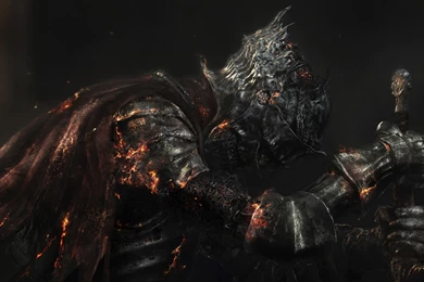 HD Backgrounds Dark Souls 3 Armor Burning Skeleton Sword Wallpapers ...