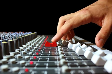 Studio mixer wallpaper recording studio mixer wallpaper finger on mixer fader.jpg