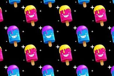 Retro Ice Creams iPhone Wallpapers