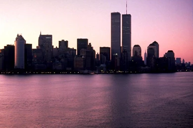 New York At Dusk Free Desktop Backgrounds   Free Wallpapers Image