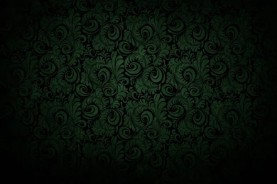 Dark Black Curved Bloom Green Wallpapers   (