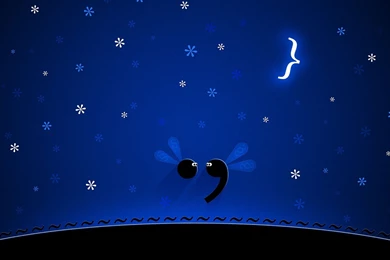 Download Wallpapers 3840x2400 Blue, Black, Sky, Stars, Signs Ultra ...
