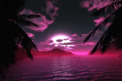 Pinkish Sunset Wallpapers