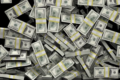 Falling Money Stacks 01. Stock Footage   YouTube