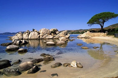 Beaches: France Blue Summer Sea Landscape Rocks Free Desktop ...