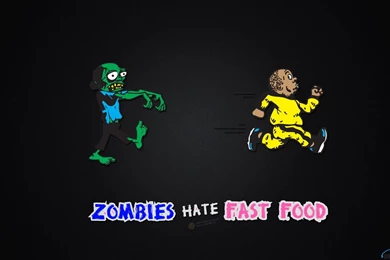 Download Wallpapers Zombie Hate Fast Food (1920 X 1200 Widescreen ...