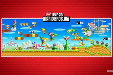 New Super Mario Bros. Wii Desktop Wallpapers
