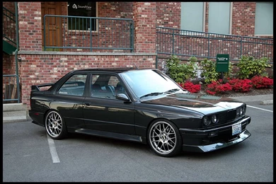 1224x828px Bmw E30 M3 Black Gloss