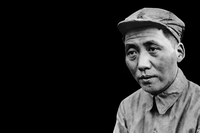 MAO ZEDONG A GREAT REVOLUTIONARY WALLPAPER   (