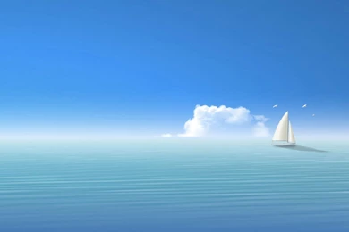 Download Wallpapers 1920x1080 Blue, Sea, Ship, Sky Full HD 1080p HD ...