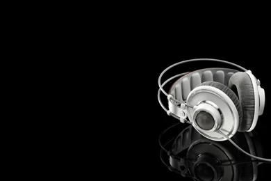 White_headphones_hd_widescreen_wallpapers   HD Widescreen Wallpapers