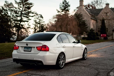 Download Wallpapers Bmw, E90, White, Bmw 3 Series, White, Sedan ...