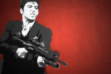 Scarface Wall Mural