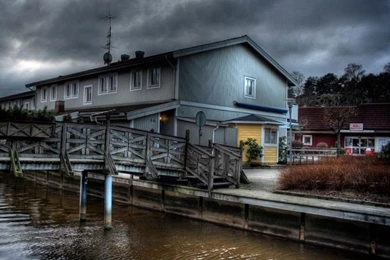 Village HDR HD Desktop Wallpapers : Widescreen : High Definition ...