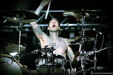 Travis Barker On Eat Sleep Blink   DeviantArt
