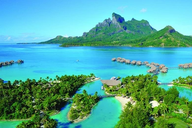Bora Bora Aerial View   (