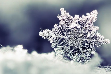 Download Wallpapers 2560x1440 Snow, Snowflake, Winter Mac iMac 27 ...