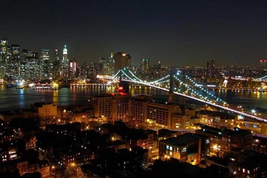 New York Brooklyn Bridge Night Wallpaper.jpg