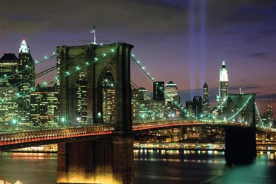 Brooklyn Bridge Night   Wallpapers
