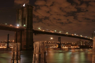 File:Brooklyn Bridge At Night.jpg   Wikimedia Commons