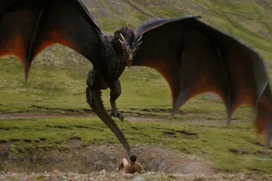 Drogon   GoT's Red Dragon Fan Art Wallpapers