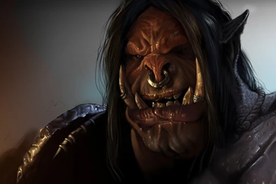 Download Wallpapers Orc, World Of Warcraft, Dlc, Warlords Of ...