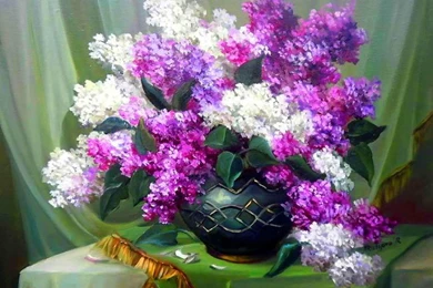 Lilacs Painting   (