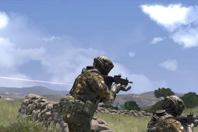 Download Wallpapers 3840x1200 Arma 3, Soldiers, Flight, Ground ...