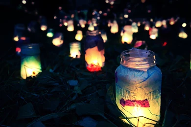 Night Lights Lanterns Wallpapers