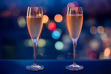 Night Lights Champagne Glasses Photo.jpg