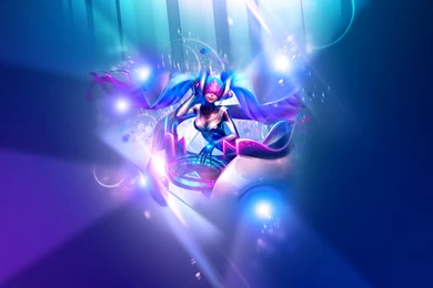 Dj Sona Kinetic ~ League Of Legends   Wallpapers By Aynoe On DeviantArt