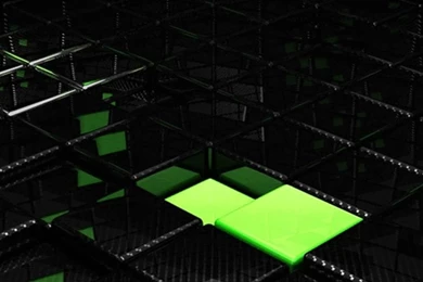 1080x1920 Cool Black Green Cube Wallpapers HD