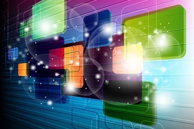 Abstract 3D Technology Vector Backgrounds Deskt