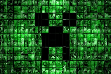 Download HD Minecraft Black And Green Backgrounds Wallpapers ...