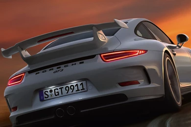 Wallpaper: Auto, Auto's, Porsche 911 GT3, Draai, Auto, Achter