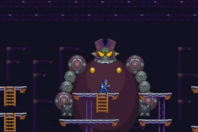 640x960 Retro: Megaman Iphone 4 Wallpapers