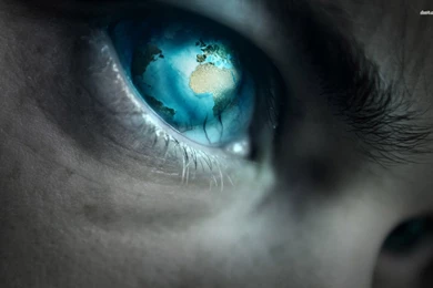 Blue Planet Eye Wallpapers   Digital Art Wallpapers